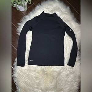 Nike Pro fitted black thermal sz med youth